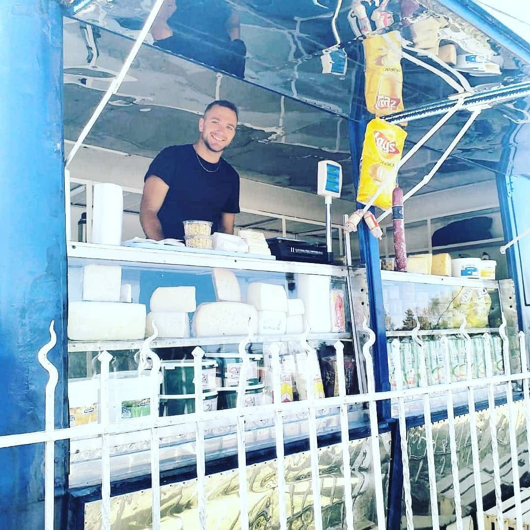 El camión azul abierto al público